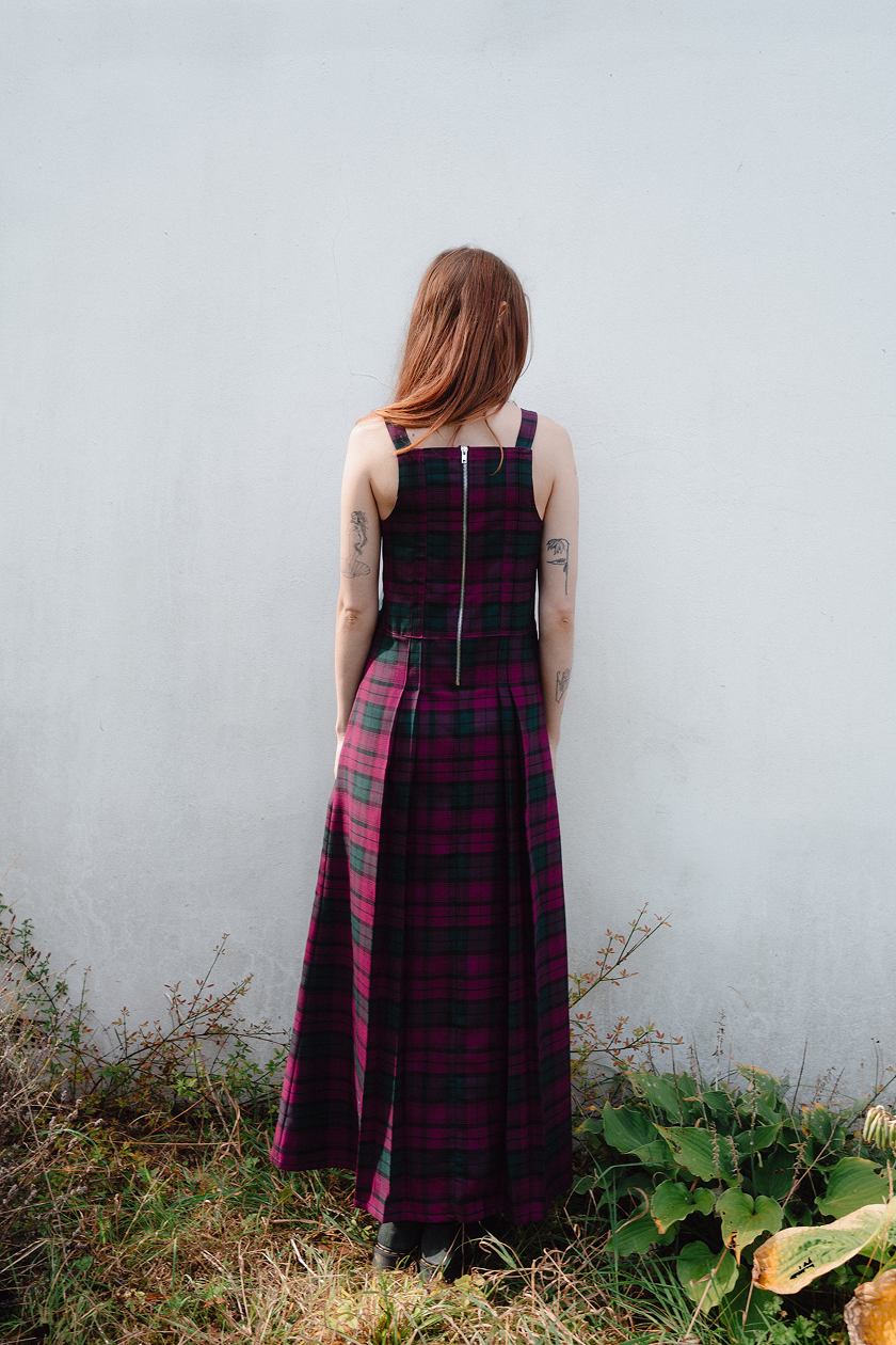 Pink Tartan Dress