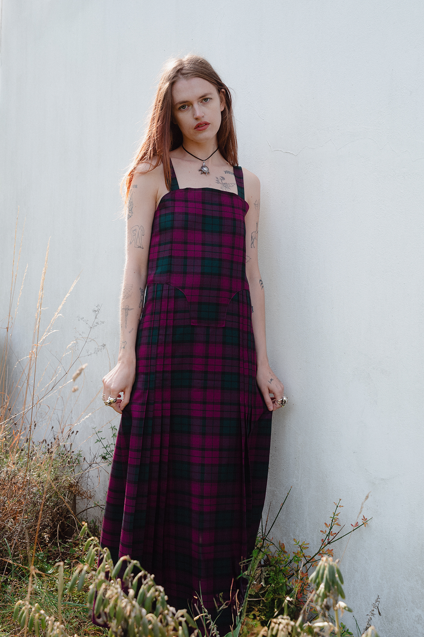 Pink Tartan Dress